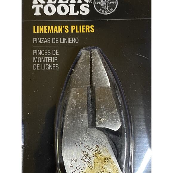 Klein Tools — D213-9NE Lineman’s Pliers 9” Made in USA New Sealed - Picture 5 of 7